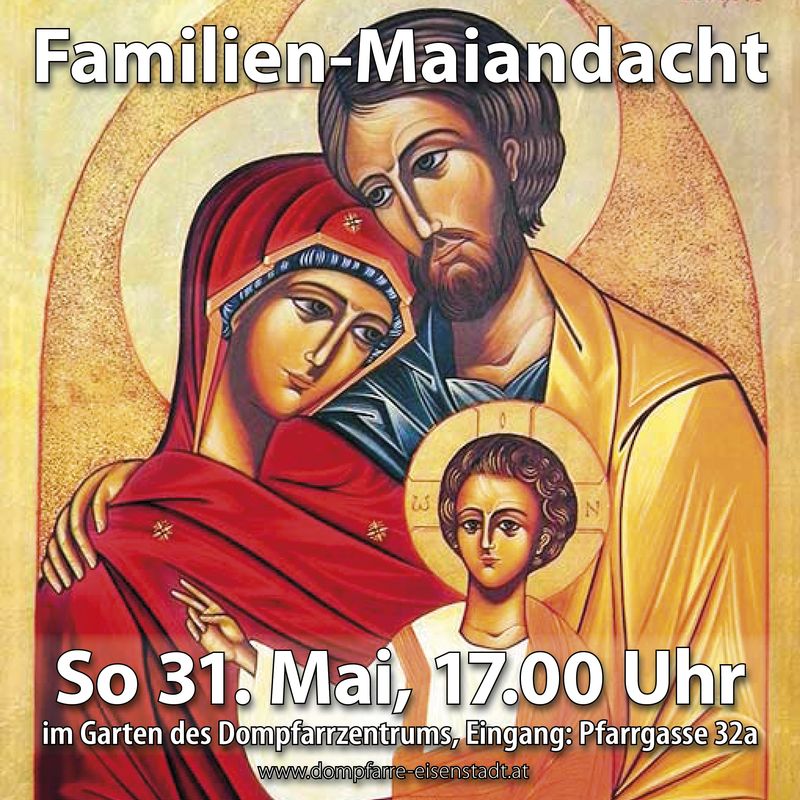 Maiandacht-Familien